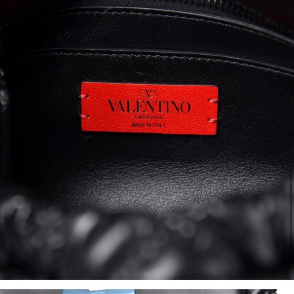 GORGEOUS Valentino Garavani Spikeme Black M Studded Leather CrossBd/Shlder Bag - Picture 9 of 13